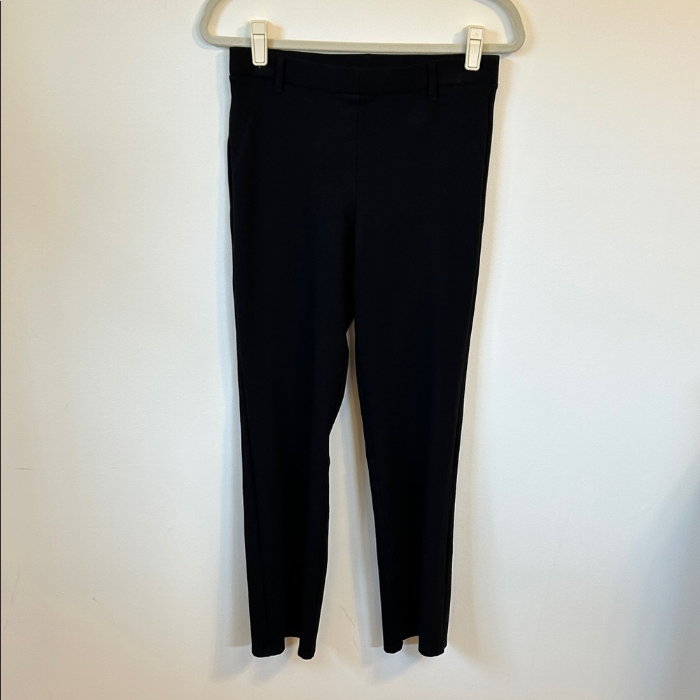 Quince Black Stretch Ponte Pants